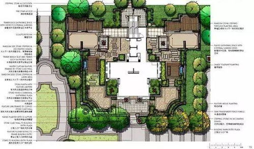 100款園林庭院景觀設計平面圖鑒賞，總有一款觸動你的理想棲居